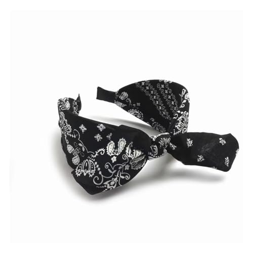 Waltonalice Haarreifen Damen Verknotet Stirnband mit Schleifen Vintage Haarreif elastische Stirnbänder Boho Breite Haarbänder headband Haarschmuck Rutschfest Haarreifen für Frauen Mädchen #29 von Waltonalice