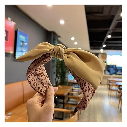 Waltonalice Haarreifen Damen Verknotet Stirnband mit Schleifen Vintage Haarreif elastische Stirnbänder Boho Breite Haarbänder headband Haarschmuck Rutschfest Haarreifen für Frauen Mädchen #40 von Waltonalice