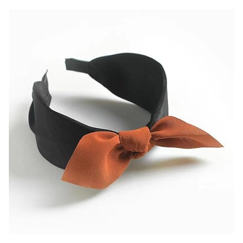 Waltonalice Haarreifen Damen Verknotet Stirnband mit Schleifen Vintage Haarreif elastische Stirnbänder Boho Breite Haarbänder headband Haarschmuck Rutschfest Haarreifen für Frauen Mädchen #44 von Waltonalice