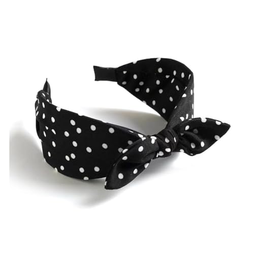 Waltonalice Haarreifen Damen Verknotet Stirnband mit Schleifen Vintage Haarreif elastische Stirnbänder Boho Breite Haarbänder headband Haarschmuck Rutschfest Haarreifen für Frauen Mädchen #6 von Waltonalice