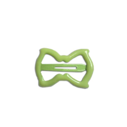 Waltonalice Haarspangen Schleifenform Haarspange mit kleinen Schleifen Kleine Eisen-Miss für feines Haar dickes Haar und mehr Kawaii-Haar-Accessoires für Frauen und Mädchen Grün 24 Stück von Waltonalice