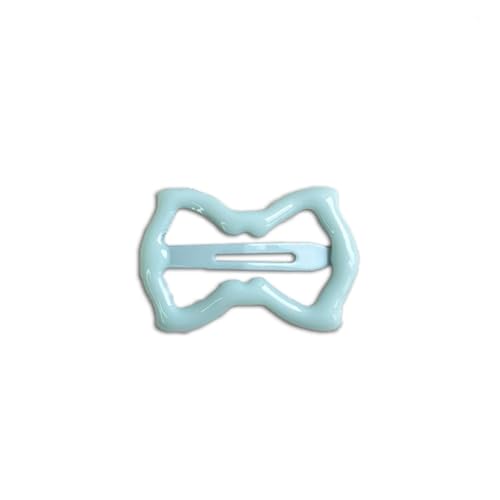 Waltonalice Haarspangen Schleifenform Haarspange mit kleinen Schleifen Kleine Eisen-Miss für feines Haar dickes Haar und mehr Kawaii-Haar-Accessoires für Frauen und Mädchen Hellblau 48 Stück von Waltonalice