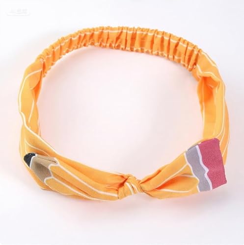Waltonalice Stirnbänder für Frauen und Mädchen Haarreif Haarbänder für Damen Haarschleifen Clip einschulung geschenk Bleistift Haarspangen mit Schleife haarklammer Haarband von Waltonalice