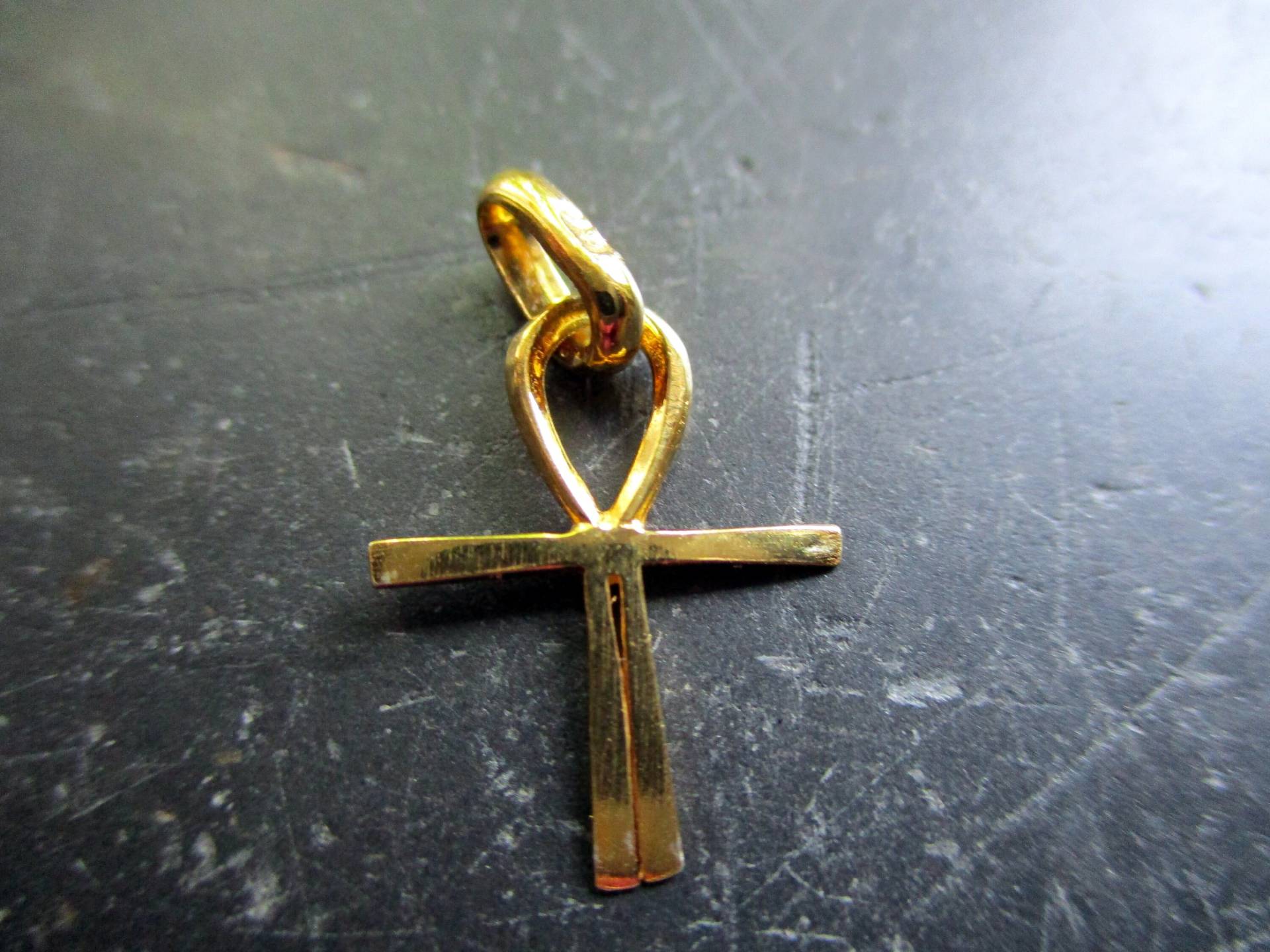 Atlantiskreuz, Ankh, Kreuz, Silber, Schutz, Amulett, Atlantis, Mini, Vergoldet Atlantiskreuz, Ankh, Kreuz, Silber, Schutz, Amulett, Atlantis, Mini, Vergoldet von WaltrautvonRoda