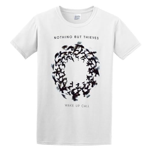 Nothing But Thieves Wake Up CallCasual Round Neck T Shirt White M von Wamake