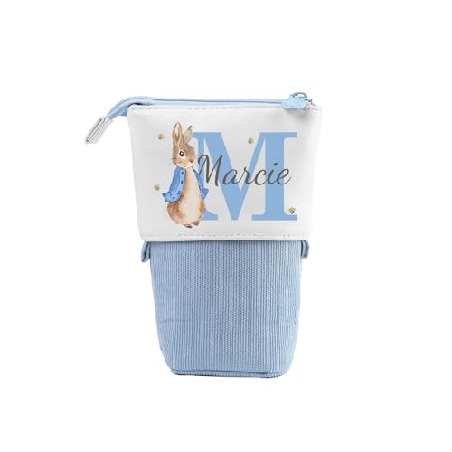 Wamantic Personalisierte Federmäppchen Teleskopisch Mäppchen für Mädchen Federmäppchen Reißverschluss Jungen Ständer Bleistifthalter mit Namen Stifteköcher Schulbedarf (Stil-9) von Wamantic