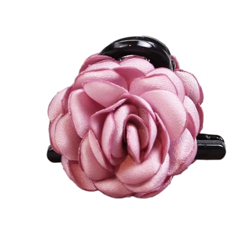 1 Stück Damen Blumen Haarnadel Rosenhaarnadel Haarklammern Haarspangen Blumenhaarnadel Rutschfeste Haarclips Kopfbedeckung Haarschmuck für Frauen Mädchen für Tägliches Tragen,Hellviolett von Wambere