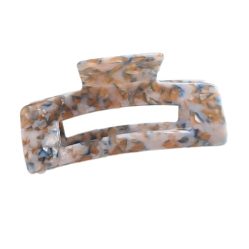 1 Stück Damen Haarklammern Groß Acetat Haarklauenclip Haarspangen für Dickes Haar Rutschfestes Haar Jaw Clips Kopfbedeckung Haarschmuck Haarstyling Zubehör für Frauen Mädchen,Blaues Gold von Wambere