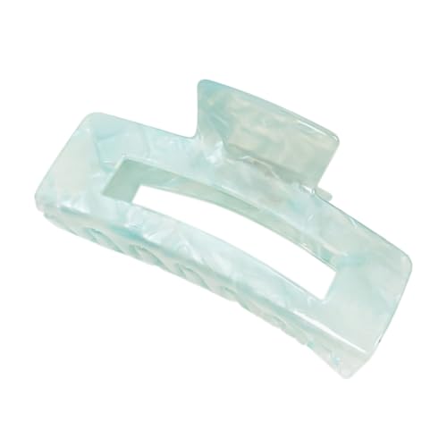 1 Stück Damen Haarklammern Groß Acetat Haarklauenclip Haarspangen für Dickes Haar Rutschfestes Haar Jaw Clips Kopfbedeckung Haarschmuck Haarstyling Zubehör für Frauen Mädchen,Hellblau von Wambere