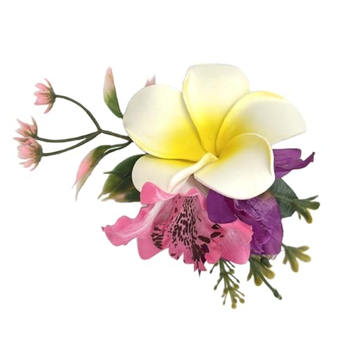 1 Stück Damen Haarnadel Künstliche Blumen Haarspange Hawaii Plumeria Haarclip Frauen Blumenhaarnadel Haarnadelclips Haarschmuck Kopfbedeckung für Strand Beach Urlaub Party Hochzeit,Weiß Rosa 1 Stück Damen Haarnadel Künstliche Blumen Haarspange Hawaii Plumeria Haarclip Frauen Blumenhaarnadel Haarnadelclips Haarschmuck Kopfbedeckung für Strand Beach Urlaub Party Hochzeit,Weiß Rosa von Wambere