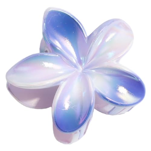 1 Stück Damen Verlaufsfarbe Glitzer Blumen Haarklammern Frauen Blumenhaarnadel Rutschfeste Haarspangen Kunststoff Haar Krallen Haarschmuck Kopfbedeckung für Tägliches Tragen,Weiß Lila 1 Stück Damen Verlaufsfarbe Glitzer Blumen Haarklammern Frauen Blumenhaarnadel Rutschfeste Haarspangen Kunststoff Haar Krallen Haarschmuck Kopfbedeckung für Tägliches Tragen,Weiß Lila von Wambere
