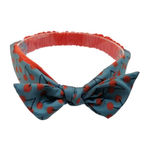 1 Stück Haarband mit Schleife,Schleife Stirnbänder Stirnband aus gepunktetem Stoff Haarschleifen Baby Haarband Weiche Haarschmuck Kopfband Babyzubehör Neugeborene Kopfbedeckung,Orange von Wambere