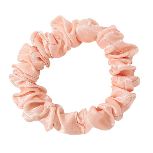 10 Stück Damen Seide Haarringe Haargummis Haare Ringe Seide Scrunchies Satin Haargummi Zopfgummis Pferdeschwanz Halter Hairband Haarschmuck Kopfbedeckung für Frauen Mädchen,Champagner von Wambere