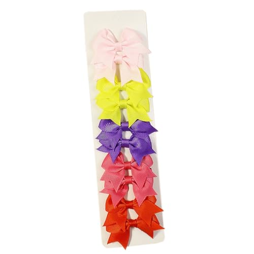 10 Stück Kleine Schleifenhaarnadel Schleife Haarnadel Haarspangen Haarschleifen Clips Babyschleifen Clips Haarspangen Haarschmuck Kopfbedeckung für Hochzeit Party Taufe Babyparty,Bunt 15 von Wambere