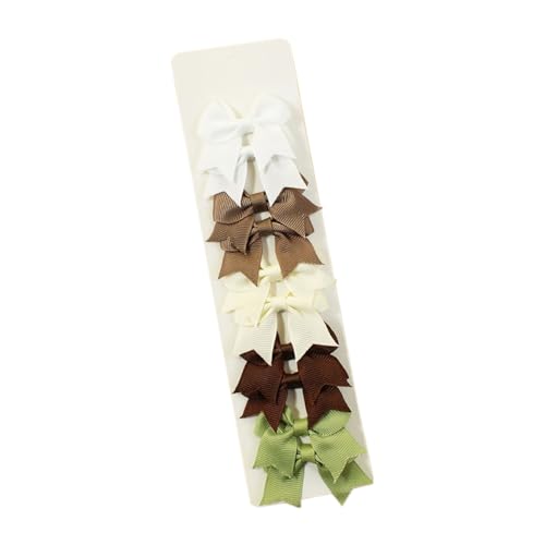 10 Stück Kleine Schleifenhaarnadel Schleife Haarnadel Haarspangen Haarschleifen Clips Babyschleifen Clips Haarspangen Haarschmuck Kopfbedeckung für Hochzeit Party Taufe Babyparty,Bunt 17 von Wambere