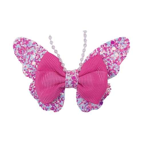12 Stück Schmetterling Haarclips Damen Mädchen Glitzer Pailletten Schmetterling Schleife Haarspangen Haarklammer Haarschmuck Kopfschmuck für Hochzeit Party Bankett Abendessen,Rosenrot 12 Stück Schmetterling Haarclips Damen Mädchen Glitzer Pailletten Schmetterling Schleife Haarspangen Haarklammer Haarschmuck Kopfschmuck für Hochzeit Party Bankett Abendessen,Rosenrot von Wambere