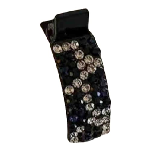12 Stück Strasssteine Bunte Haarnadel Damen Haarspange Seitlicher Pony-Clip Entenschnabelclip Haarspange Vintage Haarklammer Entenschnabel Haarclips Frauen Haarschmuck Kopfschmuck,Grau von Wambere