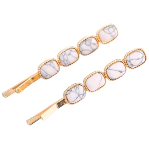 2 Paare Bobby Pins Damen Haarnadeln Vintage Haarnadel Bunt Haarspangen Hairpin Rutschfest Haarschmuck Haarklemmen Haarschieber Haar Clips Kopfbedeckung für Hochzeit Party Bankett,Weiß A 2 Paare Bobby Pins Damen Haarnadeln Vintage Haarnadel Bunt Haarspangen Hairpin Rutschfest Haarschmuck Haarklemmen Haarschieber Haar Clips Kopfbedeckung für Hochzeit Party Bankett,Weiß A von Wambere