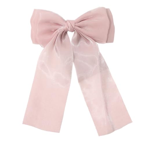 2 Stück 13cm x 23cm Damen Haarnadelschleife Clip Bogen Haarnadel Haarspangen Entenschnabelklammer Hairclip Haarschmuck Haarklammern Kopfbedeckung für Frauen Mädchen Tägliches Tragen,Rosa 2 Stück 13cm x 23cm Damen Haarnadelschleife Clip Bogen Haarnadel Haarspangen Entenschnabelklammer Hairclip Haarschmuck Haarklammern Kopfbedeckung für Frauen Mädchen Tägliches Tragen,Rosa von Wambere