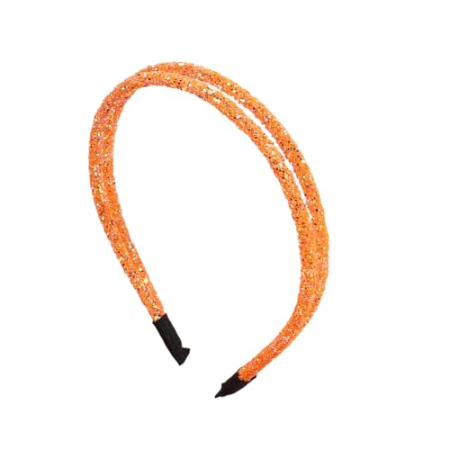 2 Stück Doppellagiges Pailletten Stirnband Glitzer Stirnbänder Rutschfestes Haarschmuck Damen Haarreifen Kopfbedeckung Kopfschmuck Haarband für Weihnachten Party Tägliches Tragen,Orange 2 Stück Doppellagiges Pailletten Stirnband Glitzer Stirnbänder Rutschfestes Haarschmuck Damen Haarreifen Kopfbedeckung Kopfschmuck Haarband für Weihnachten Party Tägliches Tragen,Orange von Wambere