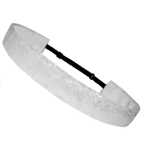 2 Stück Glitzernde Elastische Stirnbänder Rutschfestes Kopfband Damen Sportstirnband Verstellbarer Haarbänder Yoga-Stirnband Haarschmuck Kopfbedeckung für Tägliche Kleidung,Weiß 2 Stück Glitzernde Elastische Stirnbänder Rutschfestes Kopfband Damen Sportstirnband Verstellbarer Haarbänder Yoga-Stirnband Haarschmuck Kopfbedeckung für Tägliche Kleidung,Weiß von Wambere