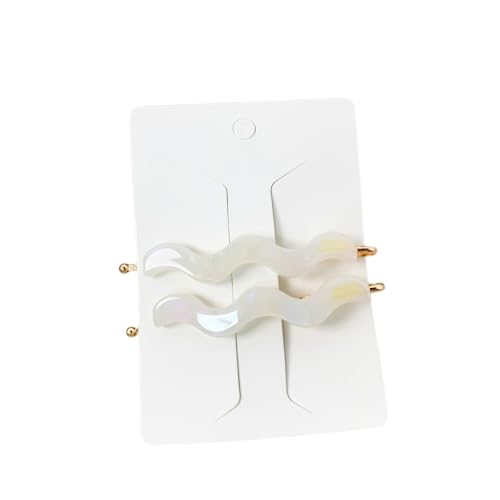 2 Stück Haarnadeln Wellenförmiger Bobby Pins Damen Haarklammer Hair Accessories Rutschfest Haarspangen Hair Clip Haarschmuck Kopfbedeckung für Hochzeit Party Tägliches Tragen,Weiß 2 Stück Haarnadeln Wellenförmiger Bobby Pins Damen Haarklammer Hair Accessories Rutschfest Haarspangen Hair Clip Haarschmuck Kopfbedeckung für Hochzeit Party Tägliches Tragen,Weiß von Wambere