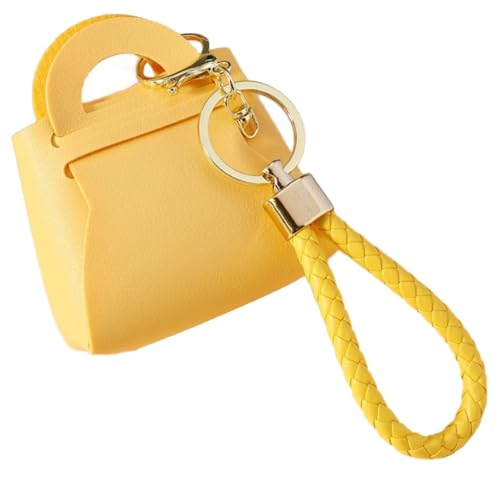 2 Stück Leder Geldbörse Kleines Portemonnaie mit Schlüsselanhänger Münzbörse Schlüsseltasche Mini Geldbeutel Portmonee Brieftasche Wallet Münzen Aufbewahrungstasche Taschenanhänger,Gelb 2 Stück Leder Geldbörse Kleines Portemonnaie mit Schlüsselanhänger Münzbörse Schlüsseltasche Mini Geldbeutel Portmonee Brieftasche Wallet Münzen Aufbewahrungstasche Taschenanhänger,Gelb von Wambere