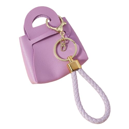 2 Stück Leder Geldbörse Kleines Portemonnaie mit Schlüsselanhänger Münzbörse Schlüsseltasche Mini Geldbeutel Portmonee Brieftasche Wallet Münzen Aufbewahrungstasche Taschenanhänger,Lila 2 Stück Leder Geldbörse Kleines Portemonnaie mit Schlüsselanhänger Münzbörse Schlüsseltasche Mini Geldbeutel Portmonee Brieftasche Wallet Münzen Aufbewahrungstasche Taschenanhänger,Lila von Wambere