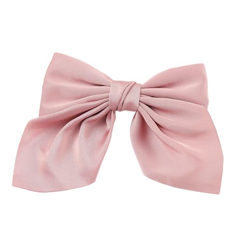 2 Stück Schleifen Haarnadel Damen Schleifen Haarspangen Federklammer Haarnadelschleife Rutschfeste Kopfbedeckung Frauen Bogen Haarnadel Haarschmuck für Hochzeit Party Geburtstag,Rosa von Wambere