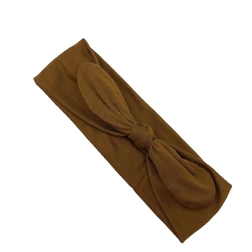 2 Stück Stirnbänder Kopfband Damen Haarband Sport Yoga Kopfwickel Haarbänder Frauen Elastische Haarband Gesichtswasch-Stirnband Haarschmuck Kopfschmuck für Tägliches Tragen,Khaki von Wambere