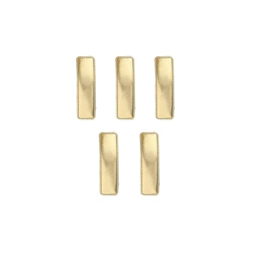 20 Stück Haarspange Leder Haarnadel Damen Hairclip Seitenclip Vintage Haarnadel Rutschfest Haarschmuck Haarklammern Haarspängchen Kopfschmuck Kopfbedeckung für Tägliches Tragen,Gold A von Wambere