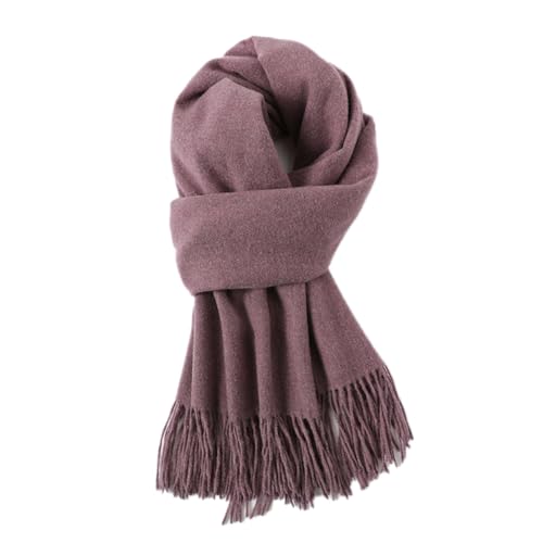 200cm x 68cm Damen Winter Warmer Schal mit Quasten,Fransenschal Pashmina Scarves Fransentücher Damentuch Stola Halstuch für Tägliches Tragen Outdoor Aktivitäten Radfahren Spaziergang,Dunkelviolett 200cm x 68cm Damen Winter Warmer Schal mit Quasten,Fransenschal Pashmina Scarves Fransentücher Damentuch Stola Halstuch für Tägliches Tragen Outdoor Aktivitäten Radfahren Spaziergang,Dunkelviolett von Wambere