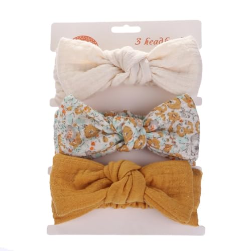3 Stück Baby Turban Baby Stirnband Neugeborene Schleife Stirnbänder Elastische Haarbänder Mädchen Kopfbedeckung Weiche Bögen Haarband Haarschmuck für Kleinkinder Neugeborene,Bunt 7 3 Stück Baby Turban Baby Stirnband Neugeborene Schleife Stirnbänder Elastische Haarbänder Mädchen Kopfbedeckung Weiche Bögen Haarband Haarschmuck für Kleinkinder Neugeborene,Bunt 7 von Wambere
