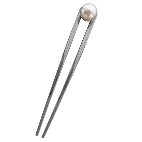 3 Stück Damen Haarnadeln Metall Haarnadel U-förmige Haarnadeln Haarstäbchen Haarklammer Frauen Rutschfest Haarschmuck Kopfschmuck Haarstyling Zubehör für Hochzeit Party Bankett,Schwarz D von Wambere