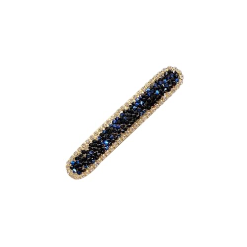 3 Stück Glänzende Strass Haarnadel Entenschnabelclip Damen Haarnadeln Rutschfest Haarklemmen Strasssteine Haarspangen Haarschmuck Seitenclip Kopfbedeckung für Alltagskleidung,Königsblau von Wambere