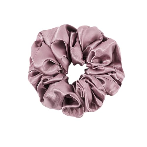 3 Stück Haar Haargummis Haarschmuck Chiffon Organza Haarringe Haargummi Groß Halt Elastische Haarwackeln für Mädchen & Damen,Rosa Lila B von Wambere