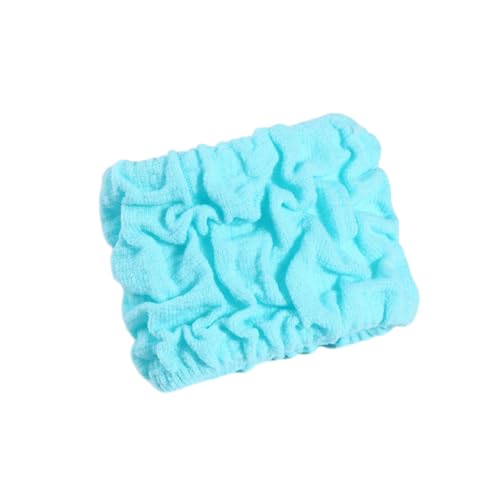 3 Stück Haargummi Damen Elastische Nahtloses Haargummis Gummibänder Breiter Krempe Haarband Pferdeschwanz Halter Geflochtenes Haarseil Hair Scrunchies Haarschmuck Kopfschmuck,Blau von Wambere