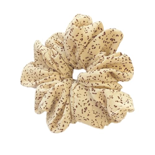 3 Stück Haargummis Groß Scrunchies Haargummi Weich Elastisch Silk Premium Satin Haargummis Übergroß Oversize Damen Mädchen Satin Haarschmuck für Mädchen & Damen,Beige von Wambere