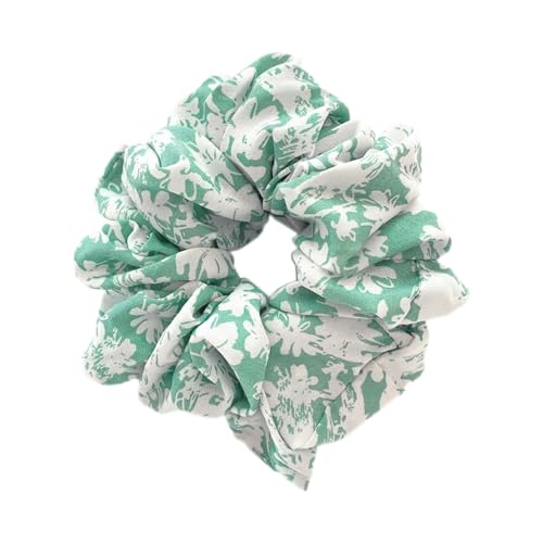 3 Stück Haargummis Groß Scrunchies Haargummi Weich Elastisch Silk Premium Satin Haargummis Übergroß Oversize Damen Mädchen Satin Haarschmuck für Mädchen & Damen,Grün von Wambere