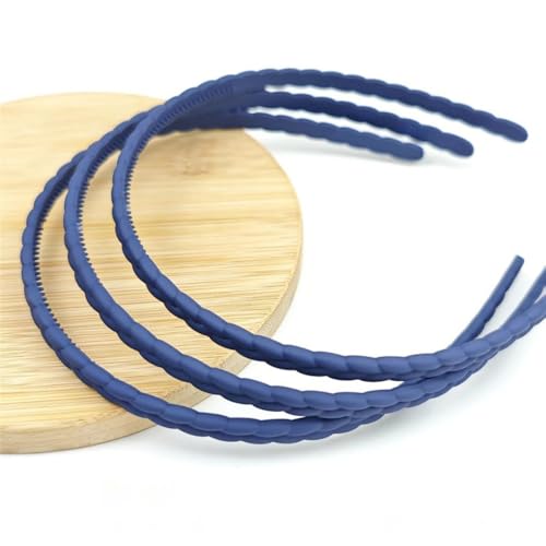 4 Stück Damen Haarreif Geflochtenes gedrehtes Stirnband Dünnes Stirnband Rutschfestes Stirnbänder Haarschmuck Kopfschmuck Frauen Kopfbedeckung Haarzubehör für den täglichen Gebrauch,Ziegelrot von Wambere