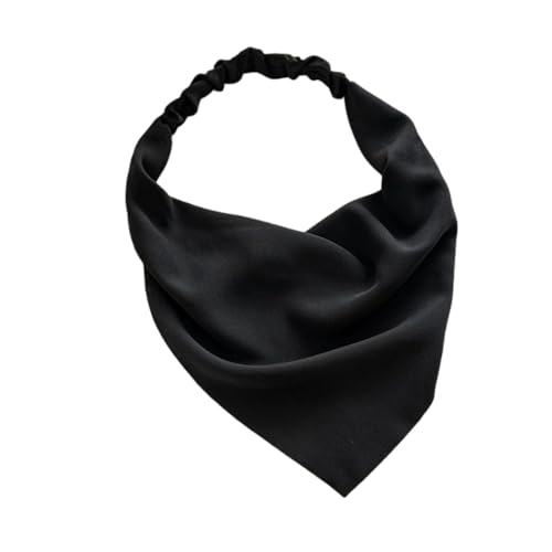 4 Stück Dreieckiges Stirnband Damen Haarbänder Boho Haarschmuck Kopftücher Bandanas Haarbänder Elastisches Turban Haartuch Haarbandana Frauen Kopfschmuck Gummiband Kopftuch,Schwarz von Wambere