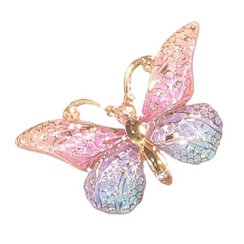 4 Stück Schmetter Haarclips Schmetterling Haarspangen Entenschnabelclip Haarnadeln Haarklammer Damen Haarschmuck Kopfbedeckung Kopfschmuck Für Tägliches Tragen Hochzeit Party,Blau Lila von Wambere