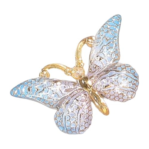 4 Stück Schmetter Haarclips Schmetterling Haarspangen Entenschnabelclip Haarnadeln Haarklammer Damen Haarschmuck Kopfbedeckung Kopfschmuck Für Tägliches Tragen Hochzeit Party,Hellblau von Wambere