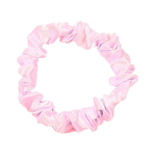 5 Stück Damen Seide Haarringe Haargummis Haare Ringe Seide Scrunchies Satin Haargummi Zopfgummis Pferdeschwanz Halter Hairband Haarschmuck Kopfbedeckung für Frauen Mädchen,Rosa von Wambere