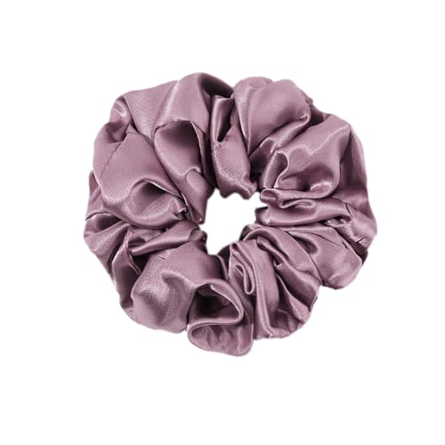 5 Stück Haar Haargummis Haarschmuck Chiffon Organza Haarringe Haargummi Groß Halt Elastische Haarwackeln für Mädchen & Damen,Rosa Lila B von Wambere