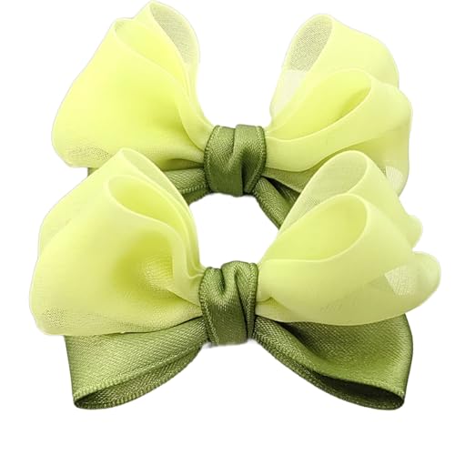 6 Stück 3D Schleife Haarnadel Damen Haarspangen Haarschleifen Haarklammern Frauen Rutschfeste Haarschmuck Bogen Haarnadel Haar Accessoires Kopfschmuck für Tägliches Tragen,Grün von Wambere