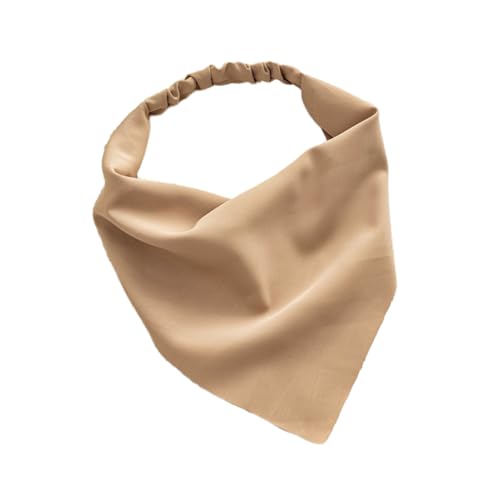 6 Stück Dreieckiges Stirnband Damen Haarbänder Boho Haarschmuck Kopftücher Bandanas Haarbänder Elastisches Turban Haartuch Haarbandana Frauen Kopfschmuck Gummiband Kopftuch,Khaki von Wambere