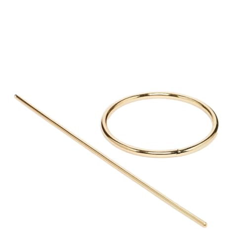 6 Stück Keltische Haarnadel Metall Vintage Haarspange Geometrische Runde Haarnadel Lange Haarnadel Haarschmuck Kopfschmuck für Damen und Frauen Hochzeiten Partys Arbeit Freizeit,Gold von Wambere