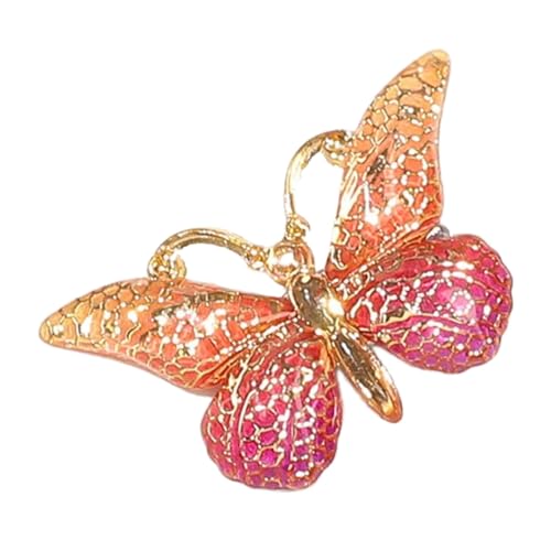 8 Stück Schmetter Haarclips Schmetterling Haarspangen Entenschnabelclip Haarnadeln Haarklammer Damen Haarschmuck Kopfbedeckung Kopfschmuck Für Tägliches Tragen Hochzeit Party,Orange Lila von Wambere