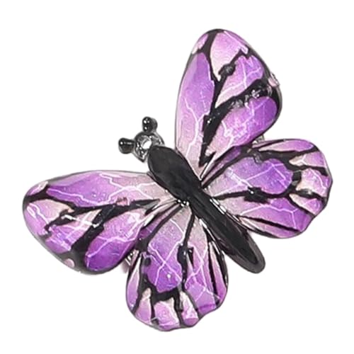 8 Stück Schmetter Haarclips Schmetterling Haarspangen Entenschnabelclip Haarnadeln Haarklammer Damen Kopfbedeckung Kopfschmuck Haarschmuck Für Hochzeit Party Tägliches Tragen,Lila von Wambere